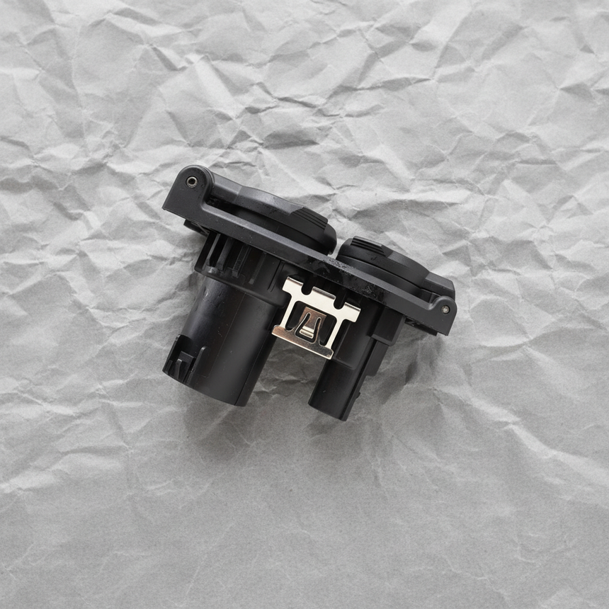 2018-2025 Ford F-150 Lightning F-350 Genuine OEM 7-Way Trailer Camera TPMS Plug - Full View 2