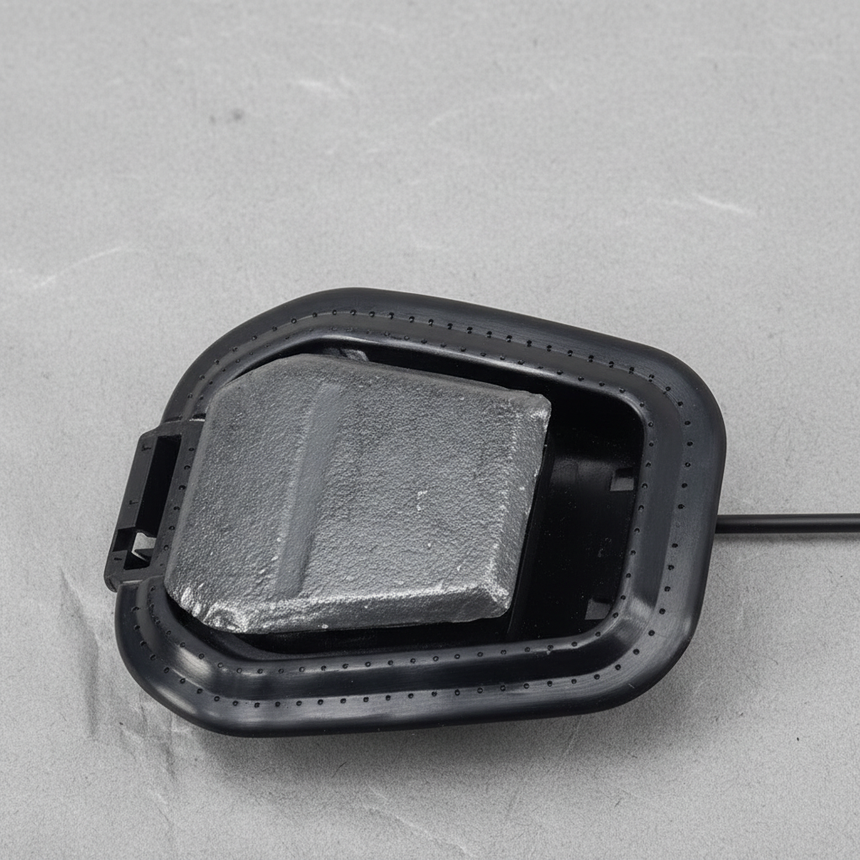 2015-24 Ford Mustang Sport Leather OEM Front Seat Latch Release Handle - Top Detail