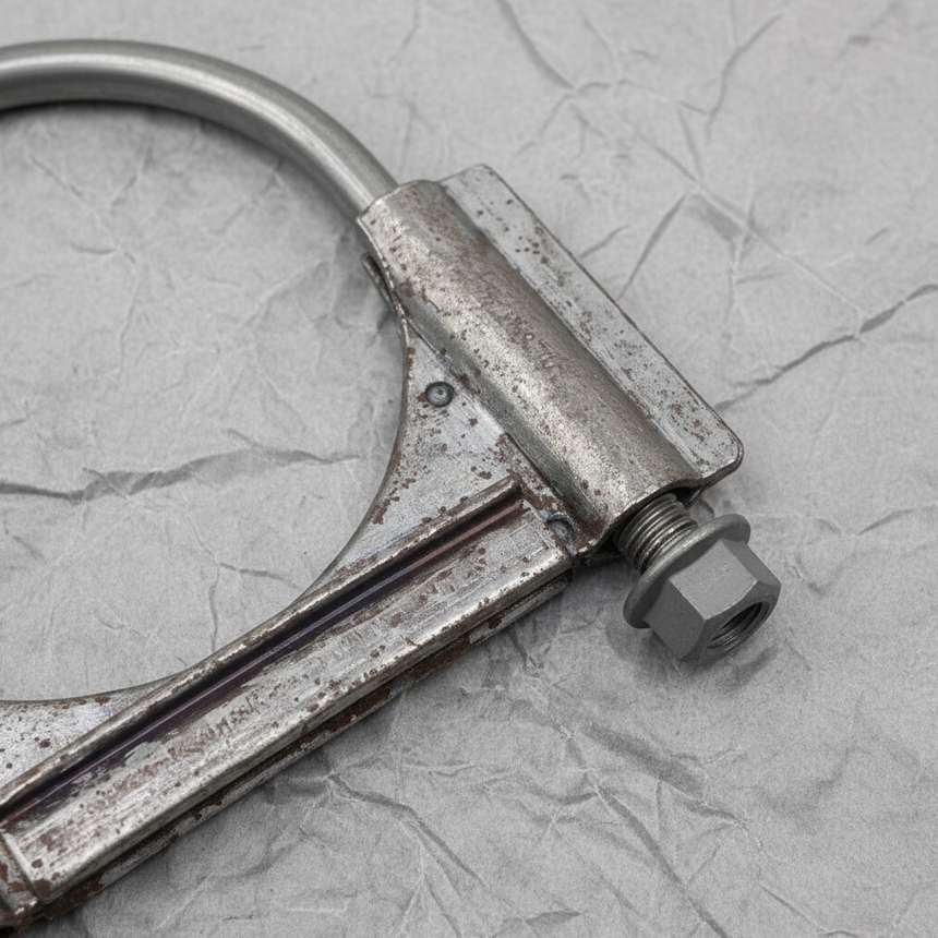 Exhaust Pipe Clamp Middle Crop
