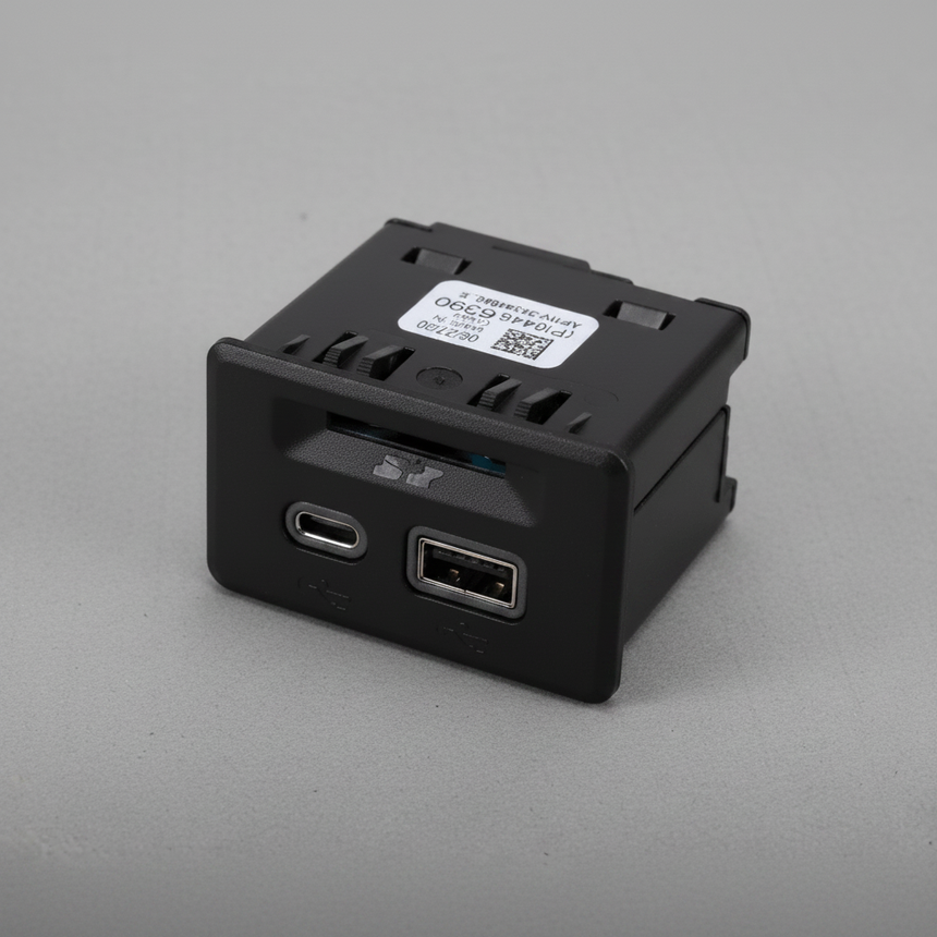 2021-2025 Tahoe Suburban Yukon Escalade ESV OEM Black Multimedia USB - Middle Macro