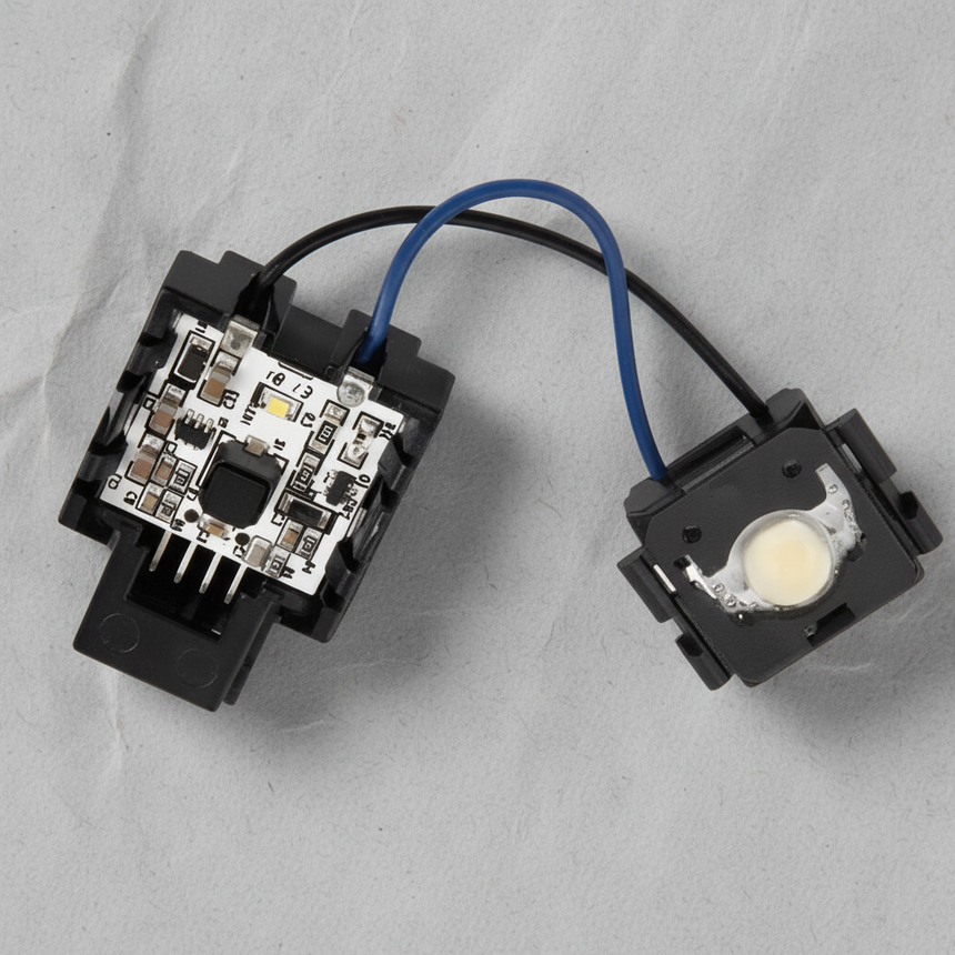 2015-2020 Tahoe Yukon Escalade Reading Courtesy LED Lamp With Plug Fits Either Side - Bottom Detail