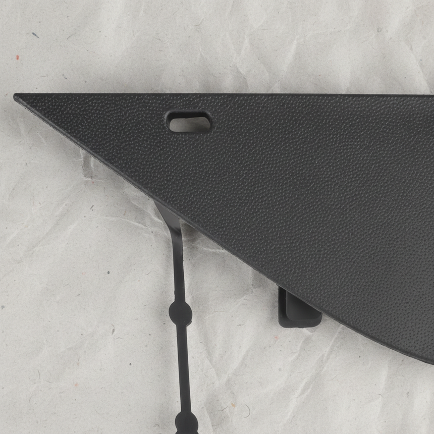 2020-2023 VW Atlas Cross Sport R-Line Tow Eye Cap Black Genuine OEM - Middle Detail