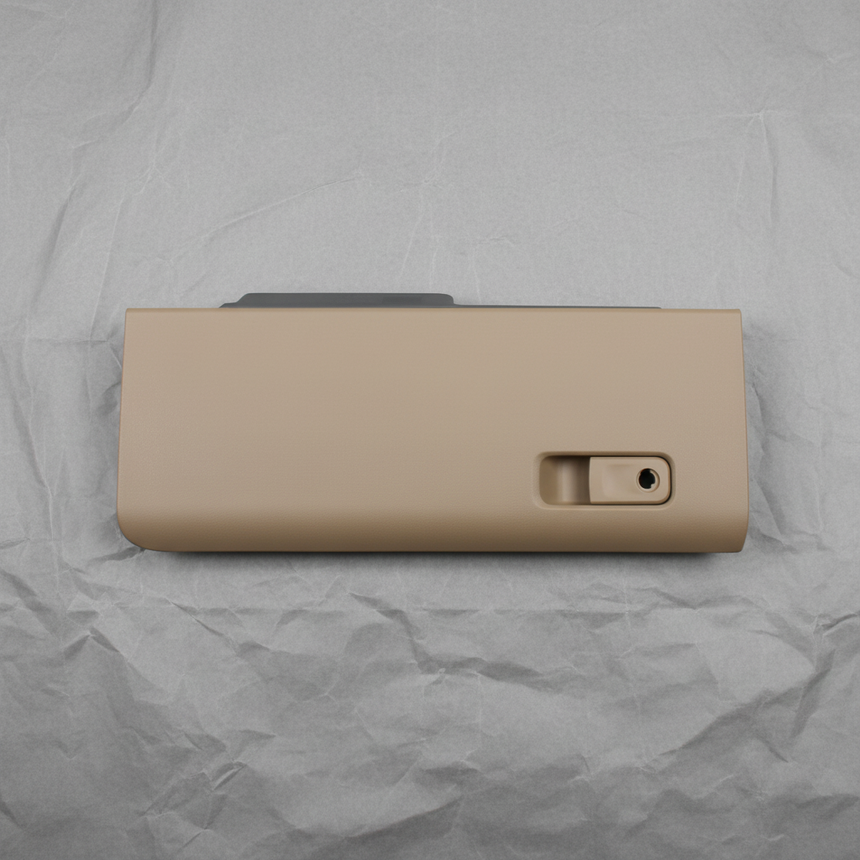 Glove Box Compartment Baja Tan Full View 1