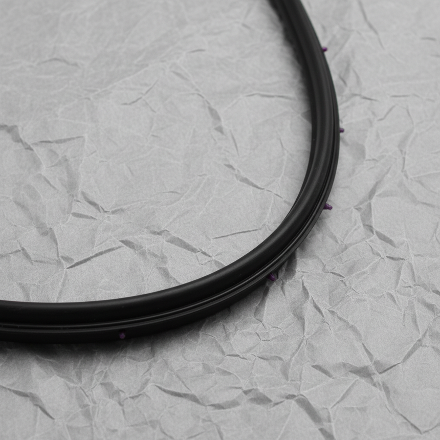 2021-2026 Jeep Grand Cherokee OEM Driver Side Front Door Weatherstrip - Bottom Detail