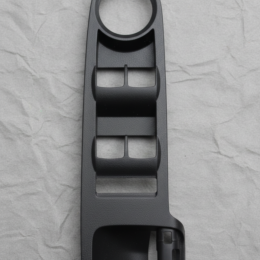2013-2019 Ford Escape C-Max Driver Side Window Switch Bezel Charcoal OEM - Middle Detail