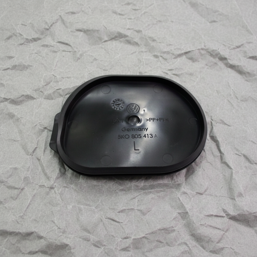 2010-2014 Volkswagen GTI Genuine OEM Passenger Side Fender Hole Cover - Full View 2