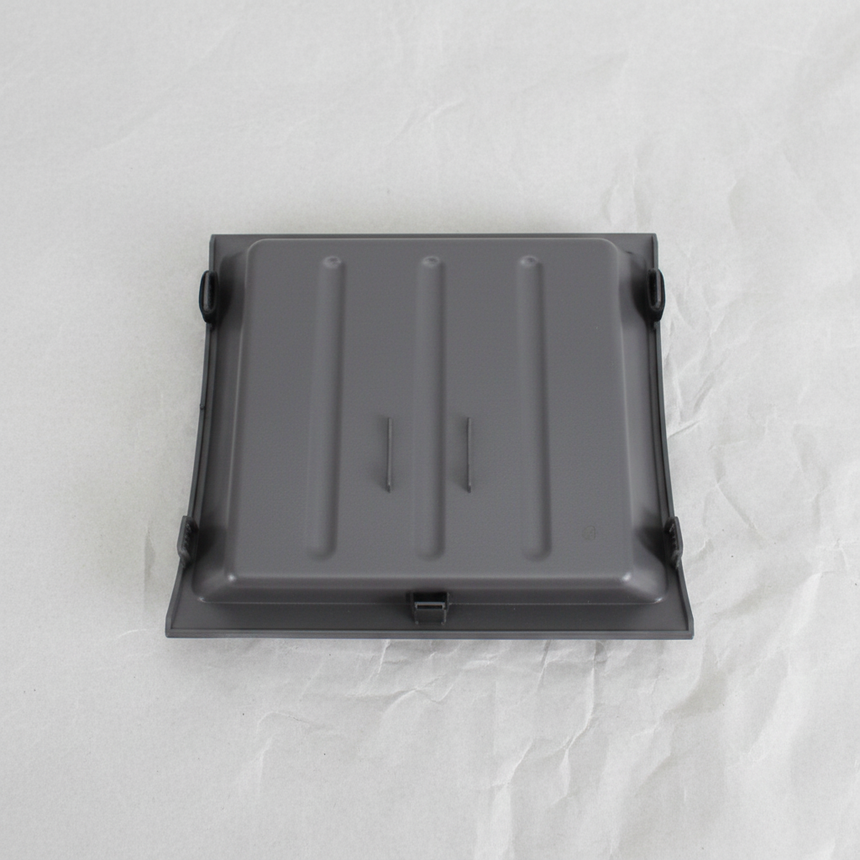 2005-17 Nissan Frontier OEM Instrument Panel Storage Compartment Steel Gray Full View 2