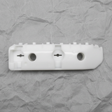 2009-2020 Nissan 370Z Genuine OEM Front Bumper Cover Bracket Driver Side - Middle Macro Crop