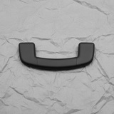2015-2019 Volkswagen Golf GTI e-Golf Golf R Front Roof Grab Handle Black OEM - Full View