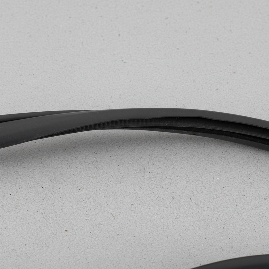 Mazda3 Rear Door Weatherstrip Seaming Seal OEM - Top Detail