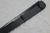 Driver Side Rear Door Pillar Cover Black - Middle Detail Angle 2
