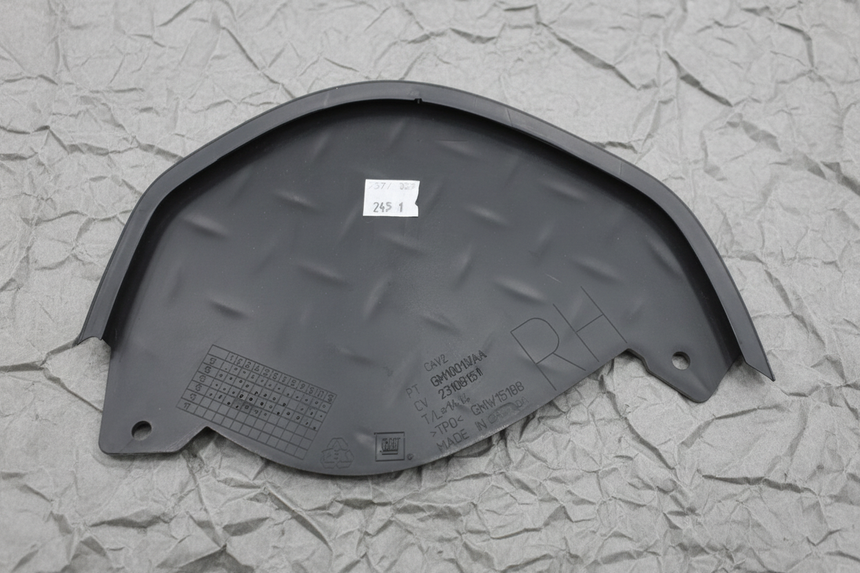 Passenger Side Rear Bumper Step Pad Insert - Middle Detail Angle 2