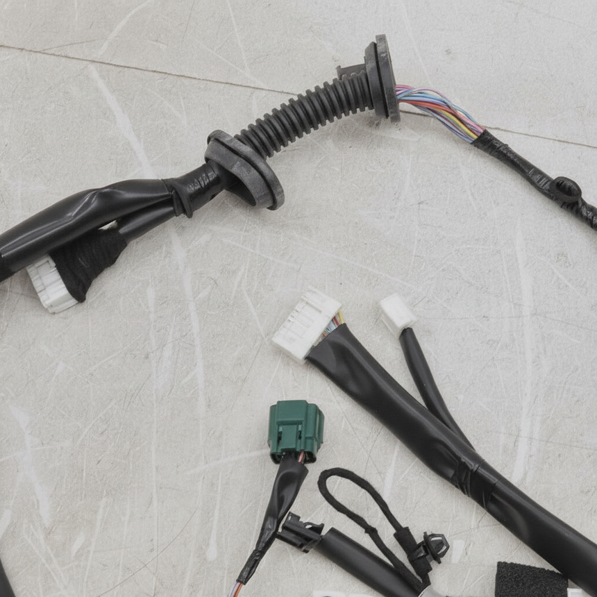 2016-2019 Nissan Rogue OEM Front Driver Side Door Wiring Harness SV Hybrid