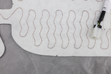 Front Seat Cushion Heater Unit - Bottom Section Detail
