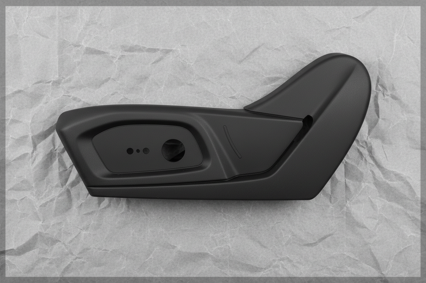 2020-2024 Ford Explorer 6 way Seat Side Trim Cover Driver Side Black
