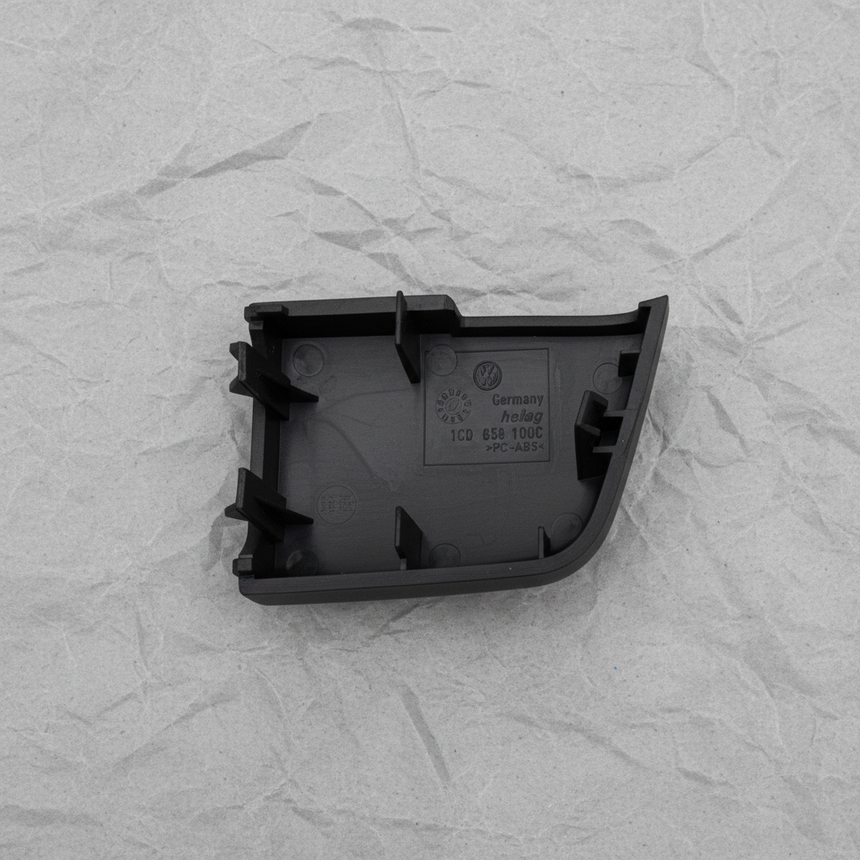 1998-2010 VW Beetle OEM Passenger Outer Dash Switch Bezel Black
