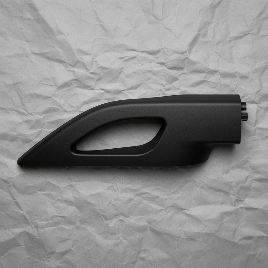 2005-2012 Nissan Pathfinder OEM Driver Side Front Roof Rack Side Rail End Cap Cover Without Sunroof