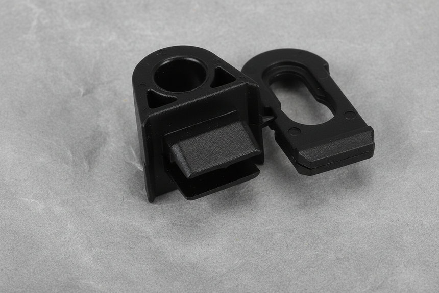 Hood Prop Rod Clip Retainer - Bottom Section Detail