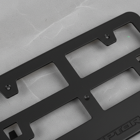 2022-2025 Bronco Raptor OEM Front License Plate Bracket Black