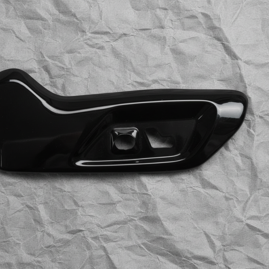 2017-2025 Jeep Compass Front Seat Side Trim Shield Outboard OEM - Middle Detail Angle 2