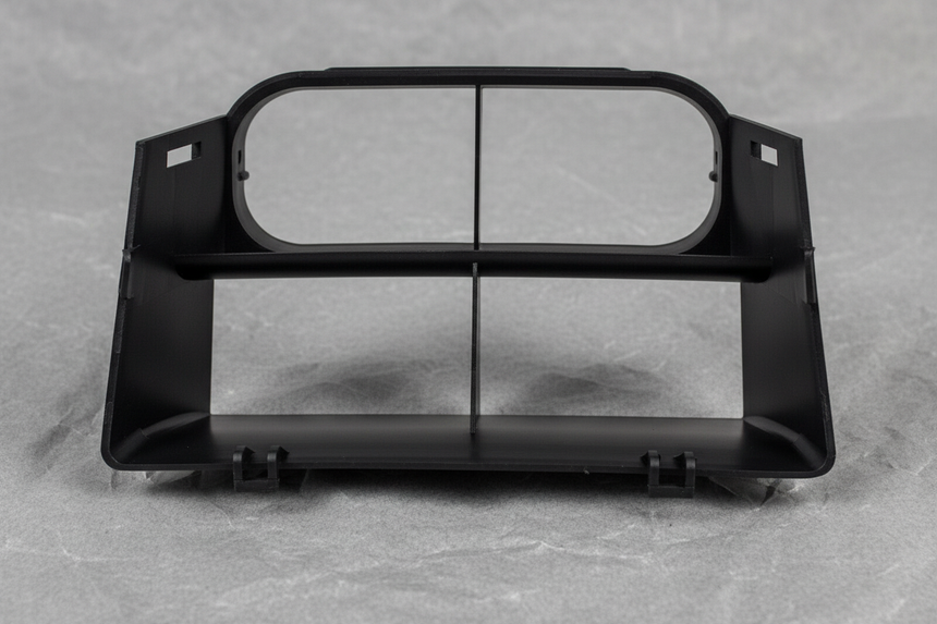 Black Air Intake Inlet Connector - Middle Detail Angle 2
