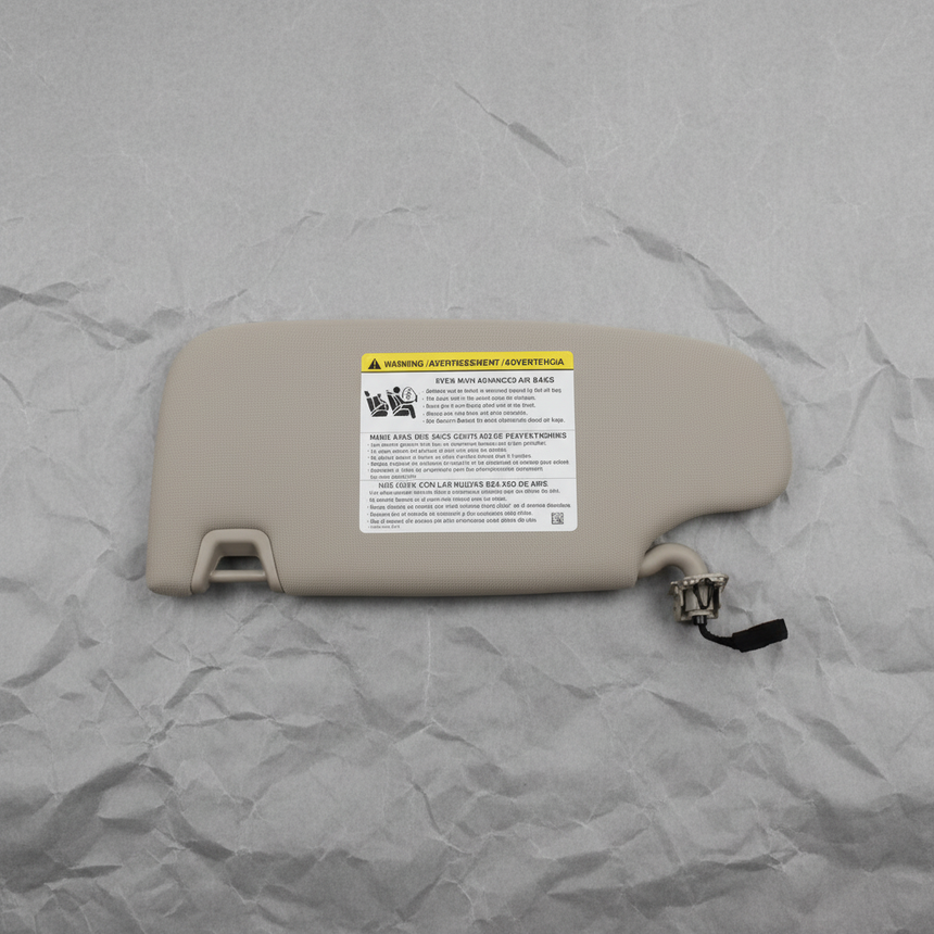 Ford Fusion Passenger Side Sun Visor Ceramic Full View