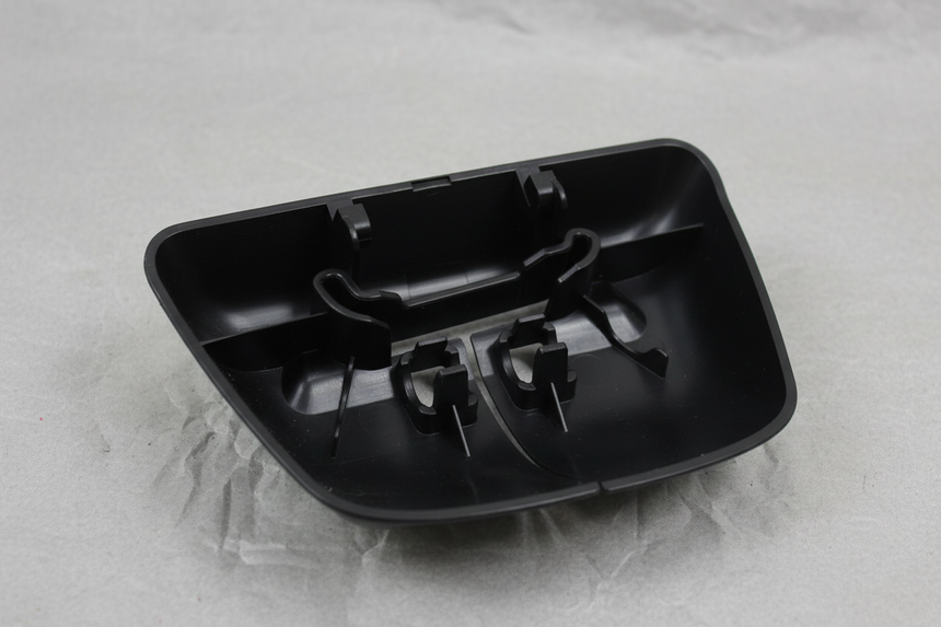 Driver Side Rear Seat Back Panel Cap 60% Ebony - Middle Detail Angle 2