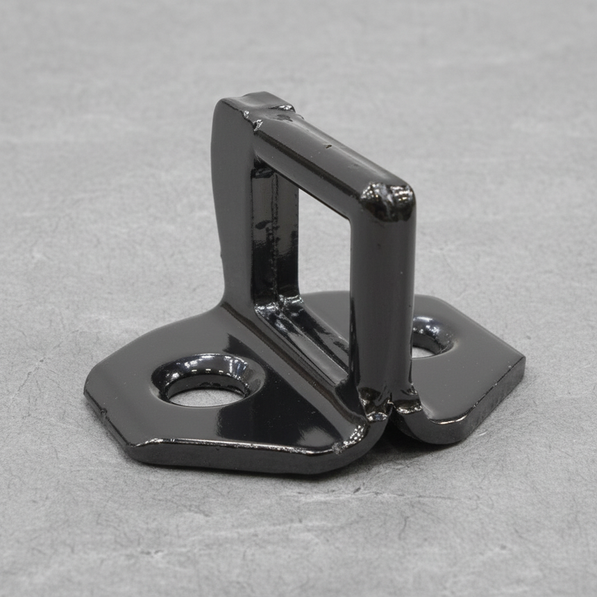 Door Latch Striker Plate - Top Detail 1