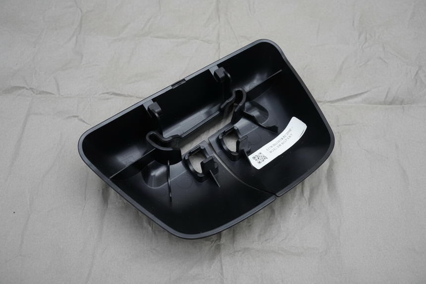 2015-2019 Lincoln MKC Driver Side Rear Seat Back Panel Cap 60% Ebony - Angle View
