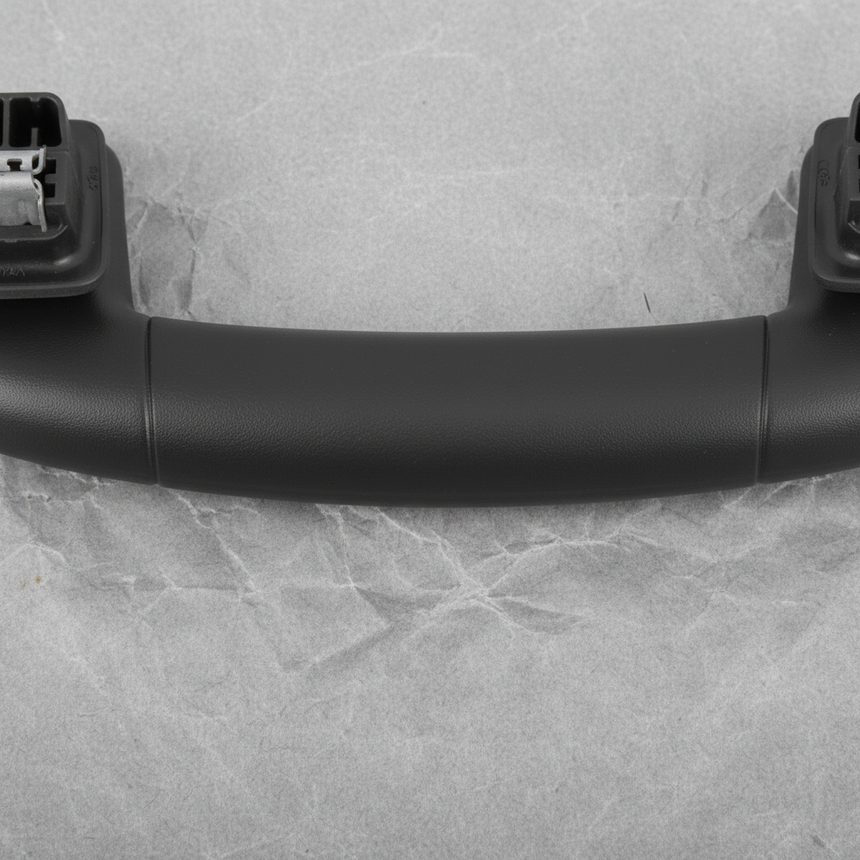 2018-2021 Volkswagen Golf GTI Front Black Interior Grip Handle OEM - Bottom Detail Angle 2