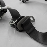 2017-2019 Silverado Sierra 1500 2500 HD 3500 HD Driver Rear Seat Belt Retractor DK Black OEM - Middle Detail Angle 2