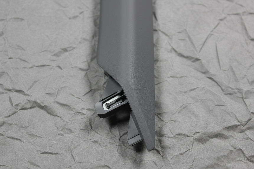 Interior Windshield Pillar Trim - Bottom Section Detail