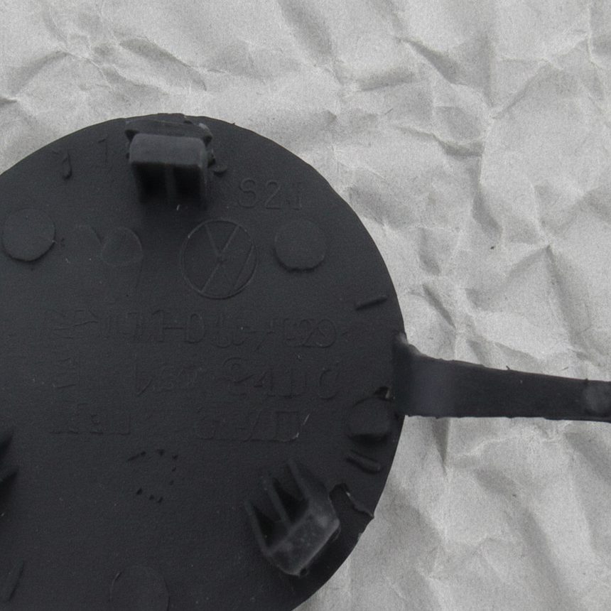 2006-2010 Volkswagen Beetle OEM Front Bumper Tow Hook Cover Cap Unpainted