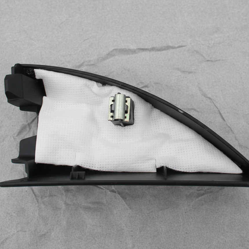 2006-2011 Honda Civic Coupe Driver Inside Mirror Trim Cover Garnish OEM - Top Detail Angle 3
