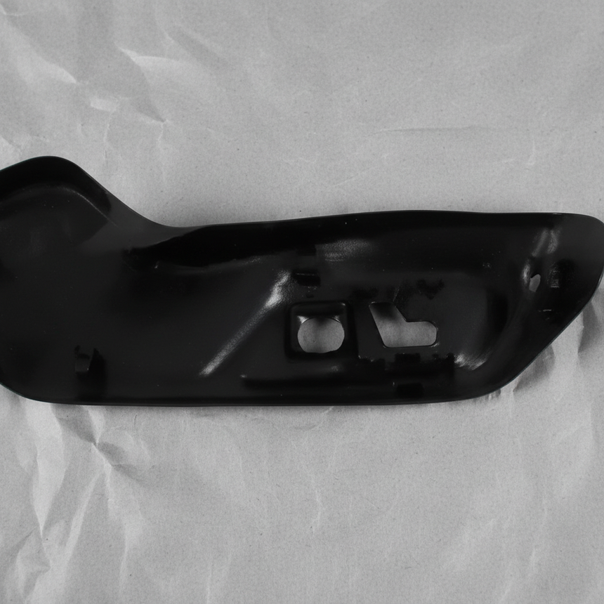 2017-2025 Jeep Compass Front Seat Side Trim Shield Outboard OEM - Bottom Detail Angle 2