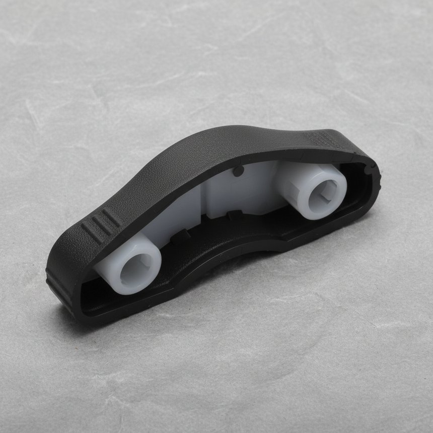 2005-2021 Nissan Frontier Pathfinder Driver Front Power Seat Slide Switch Graphite OEM - Top Detail Angle 2