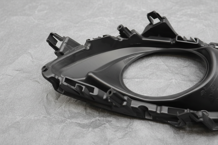 Driver Side Fog Lamp Bezel - Bottom Detail Angle 2