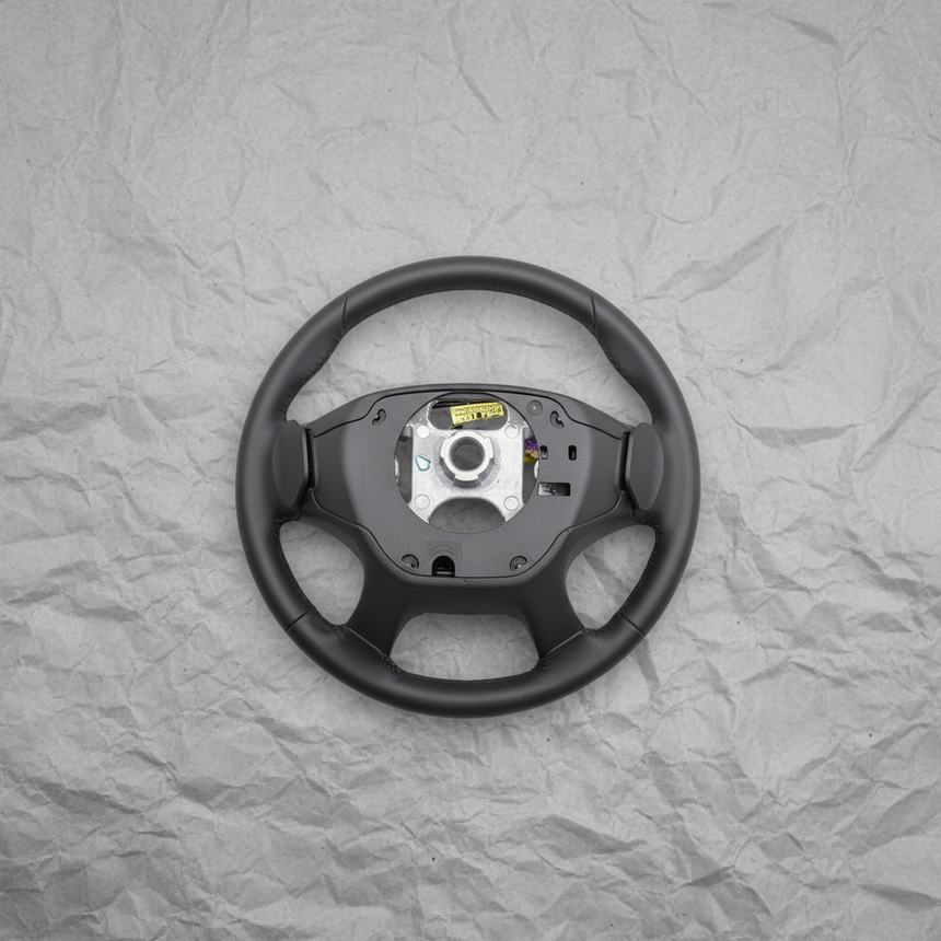 2018-2021 Buick Enclave 3.6L Steering Wheel Black Leather OEM