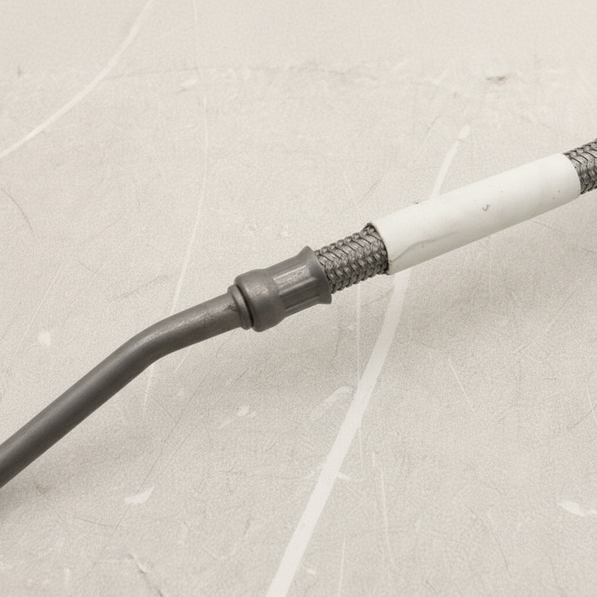 Ford Transit Turbocharger Oil Feed Pipe Middle Detail