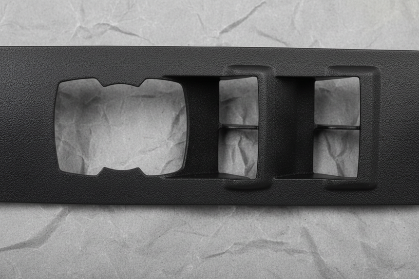 Front Driver Power Window Switch Housing - Bottom Section Detail