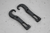 2019-2024 Nissan Titan Front Bumper Tow Hooks Kit Black 2-Piece OEM