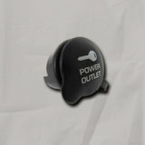 2007-2013 Jeep Dodge Chrysler Power Outlet Bezel w/Cover Black OEM
