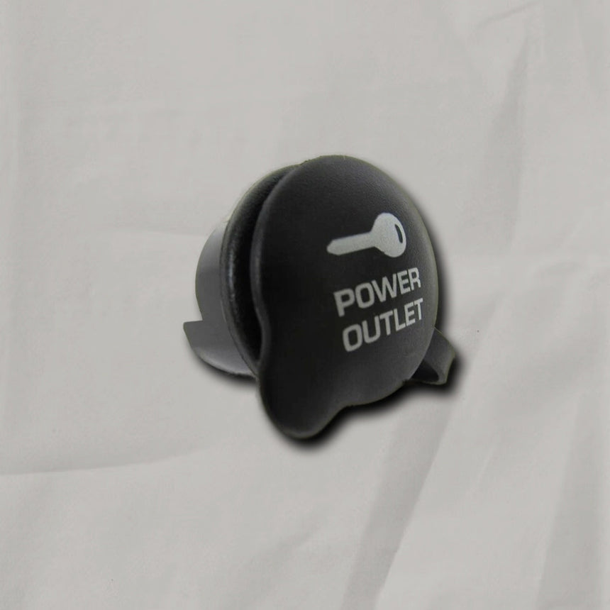 2007-2013 Jeep Dodge Chrysler Power Outlet Bezel w/Cover Black OEM