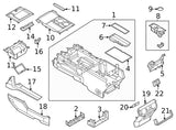 Genuine Ford Storage Box Mat ML3Z15045G34BC
