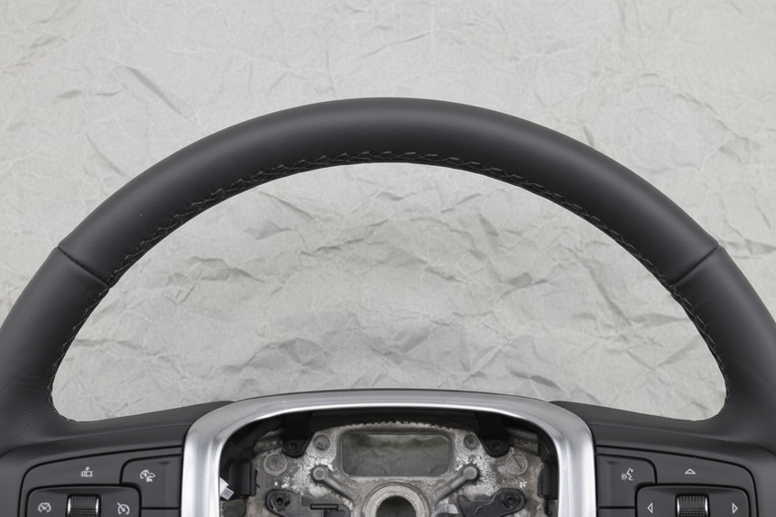 2021-2024 Yukon OEM Steering Wheel Black Leather Heated Without Adaptive Cruise 3.0L 5.3L 6.2L