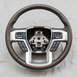 2018-2020 Ford F-150 King Ranch Steering Wheel For Adaptive Cruise Equipped Java / Tan Genuine OEM